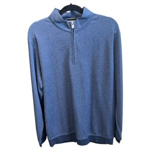 Peter Millar Men's Zip-Up Sweater in Blue